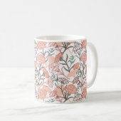 Natur Inspiriert Blütenmuster: Muster der Blume Ca Kaffeetasse (VorderseiteRechts)