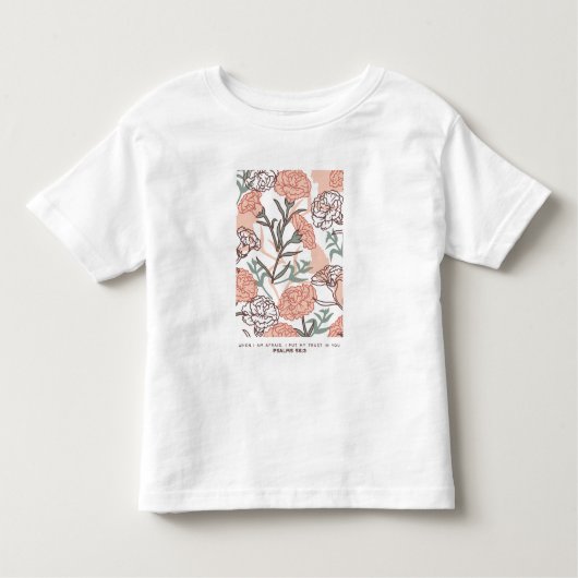Natur Inspiriert Blütenmuster: Muster der Blume Ca Kleinkind T-shirt (Vorderseite)