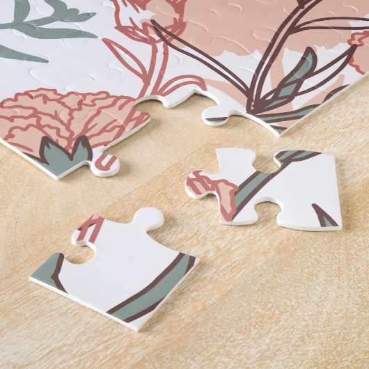 Natur Inspiriert Blütenmuster: Muster der Blume Ca Puzzle (Seite)