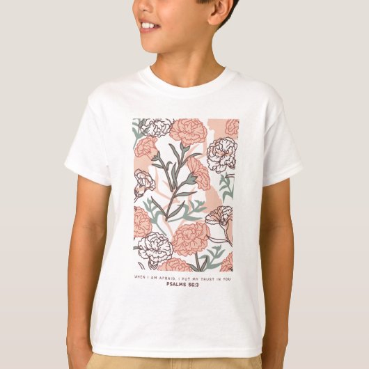 Natur Inspiriert Blütenmuster: Muster der Blume Ca T-Shirt (Vorderseite)