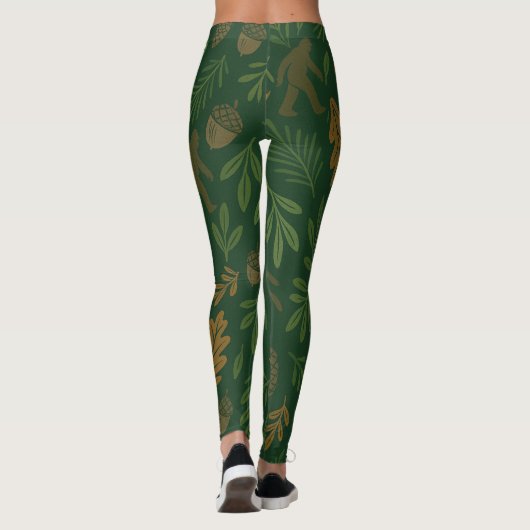 Natur inspiriert Leggings mit spielerischer Drehun (Rückseite)