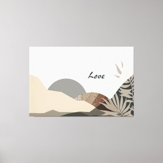 Natur-Inspirierte Abstrakte Erdatmotive Leinwand K (Vorderseite)