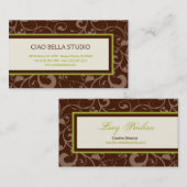 Natur-Inspirierte Eleganz Visitenkarte (Vorne/Hinten)