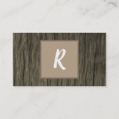 Natur-inspirierte Verwalter-Geschäfts-Karte Visitenkarte (Rückseite)