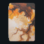 Natur iPad Mini Hülle<br><div class="desc">Dieses lebendige, abstrakte Gemälde fasst das Wesen der Natur in Bewegung zusammen und verbindet reiche Orangenfarben, tiefbraun und goldgelb in einer fließenden, wirbelnden Komposition. Das Stück erinnert an das Gefühl von Herbstlauben, die in einer warmen Brise gefangen wurden, mit zarten schwarzen Linien, die an bloße Zweige erinnern, die durch den...</div>