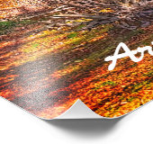 "Natur ist die Kunst Gottes" Zitat Fotodruck (Ecke)