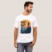 Natur ist mein Heiler - Wanderabenteuer Retro Sonn T-Shirt (Vorne ganz)