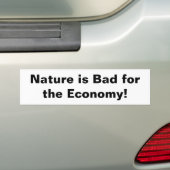 Natur ist schlecht autoaufkleber (Auf Auto)