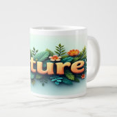 Natur Jumbo-Tasse (Vorderseite Rechts)