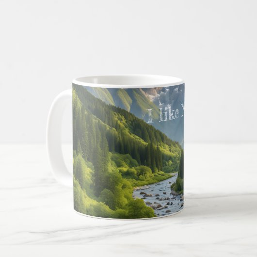 Natur Kaffeetasse (Vorderseite Links)