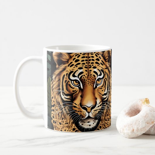 Natur Kaffeetasse (Mit Donut)