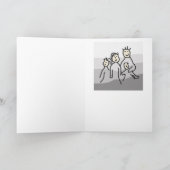 Natur-Kiefern-Barken-Saisonfeiertags-Gruß Feiertagskarte (Innenseite)