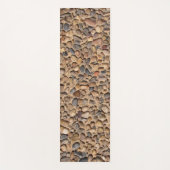 Natur-Kiesel entsteint Foto Yogamatte (Vorderseite)