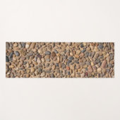 Natur-Kiesel entsteint Foto Yogamatte (Vorderseite (Horizontal))
