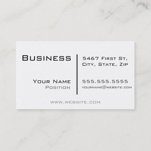 Natur/Krankenversicherungskarte Lila Visitenkarte (Rückseite)