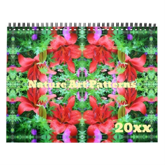 Natur Kunst Muster Kalender (Titelbild)