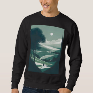 Natur Landschaft Minimalist Sweatshirt