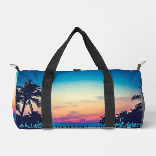 Natur Landschaft Pool Palmen-25925 Duffle Bag (Vorderseite)