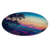 Natur Landschaft Pool Palmen-25925 Schneidebrett (Ecke)