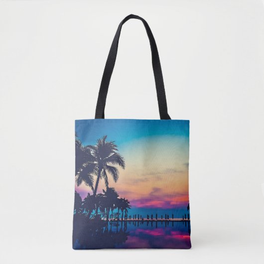 Natur Landschaft Pool Palmen-25925 Tasche (Vorderseite)