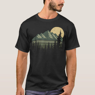 Natur Landschaft Retro Wandern Vintage T-Shirt