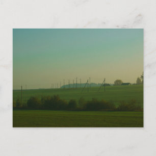 Natur Landschaft Szenerie Ländlich Weißrussland Po Postkarte
