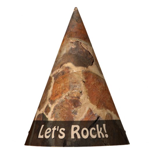 Natur lässt Felsen-Geologie-Steinwand jeder Partyhütchen (Vorderseite)