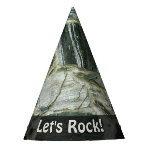 Natur lässt Felsen-Geologie-Steinwand jeder Partyhütchen