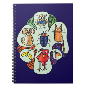 Natur-Lebewesen-Notizbuch Notizblock
