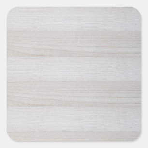 Natur Leerholz Vorlage Trendiges Elegantes Design Quadratischer Aufkleber