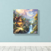 Natur- Leinwand (Glanz) (Insitu (Holzboden))