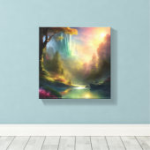 Natur- Leinwand (Glanz) (Insitu (Holzboden))