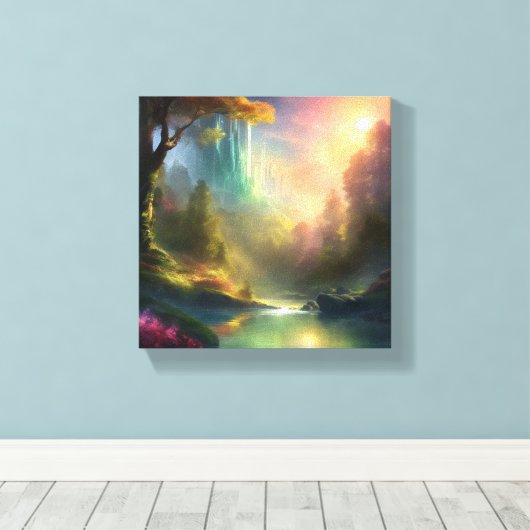 Natur- Leinwand (Glanz) (Insitu (Holzboden))