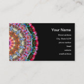 Natur-Liebekaleidoskop Visitenkarte (Rückseite)