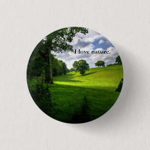 Natur-liebevoller Knopf Button