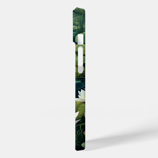 Natur Lotus Water Lily Pond Landschaft Case-Mate iPhone Hülle (Rückseite / Links)