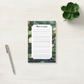 Natur Lotus Water Lily Pond Landschaft Post-it Klebezettel (Büro)