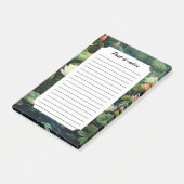 Natur Lotus Water Lily Pond Landschaft Post-it Klebezettel (angewinkelt)
