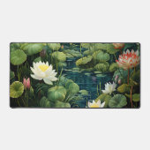 Natur Lotus Water Lily Pond Landschaft Schreibtischunterlage (Vorderseite)