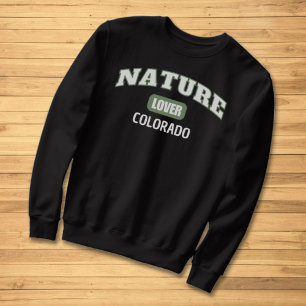 Natur Lover Ihr Staat Typografie Sweatshirt