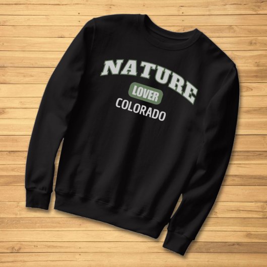 Natur Lover Ihr Staat Typografie Sweatshirt