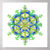 Natur Mandala 2 Poster (Vorne)