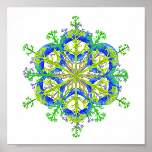 Natur-Mandala 2 Poster