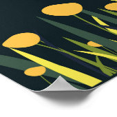 Natur mit Bäumen Poster (Ecke)