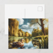 Natur mit Ente Postkarte (Vorne/Hinten)