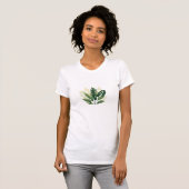 Natur mit grünem Leaf T-Shirt (Vorne ganz)