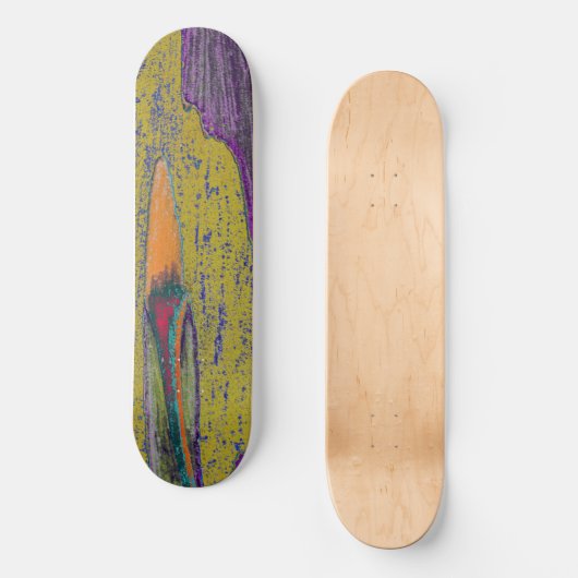 Natur mit Haltung II Skateboard (Vorderseite)