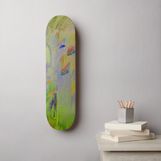 Natur mit Haltung III Skateboard (Wandkunst)