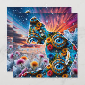 Natur mit Zeit Feiertagskarte (Vorne/Hinten)