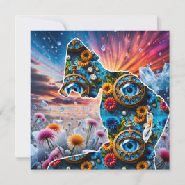 Natur mit Zeit Feiertagskarte